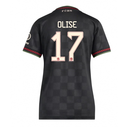 Billige Fotballdrakt Bayern Munich Michael Olise #17 Replika Tredjedrakt Dame 2025-26 Kortermet Billige Fotballdrakt Bayern Munich Michael Olise #17 Replika Tredjedrakt Dame 2025-26 Kortermet